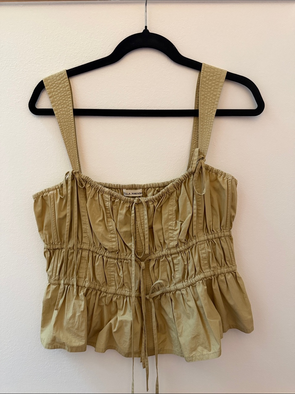 Ulla Johnson Lulu Olive/Khaki Top
